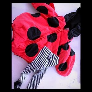 Girls ladybug costume size 6-9 months
